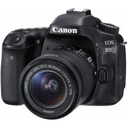 Canon EOS 80D DSLR Camera W/ 18-55mm Lens & 55-250 Lenses Kit