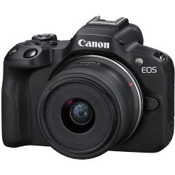 Canon EOS R50 Mirrorless Camera with 18-45mm Lens (Black)