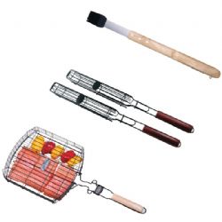 Jim Beam 6pc Grilling Basket Kit