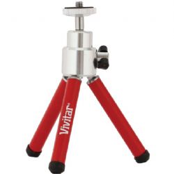 Vivitar 6" Table Tripod Red