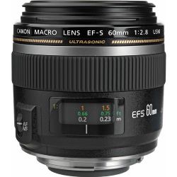 Canon EF-S 60mm f/2.8 Macro USM Lens Retail Kit