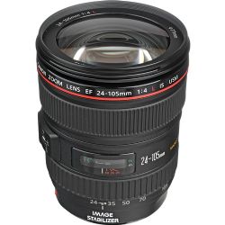 Canon EF 24-105mm f/4L IS USM Lens Retail Kit