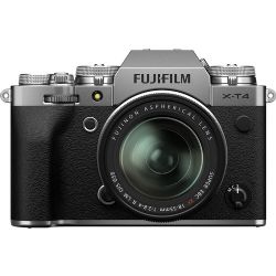 FUJIFILM X-T4 Mirrorless Digital Camera with 18-55mm Lens (Silver)