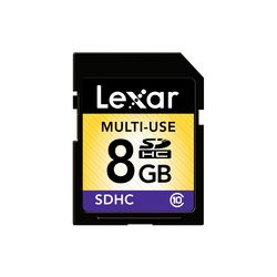 Lexar 8GB Multi-Use SDHC Memory Card (Class 10)