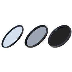Precision 3 Piece Coated Filter Kit  (55mm)