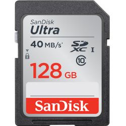 SanDisk 128GB Ultra UHS-I SDXC Memory Card (Class 10)