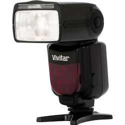 Vivitar DF-683 Flash  Radio Wireless TTL Power Zoom for Nikon Cameras