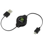 Retrak_emerge Retrct Micro Usb Cbl 3ft