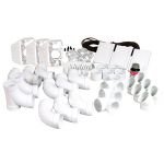 Airvac 3-valve Install Kit Wht