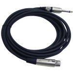 Pyle Pro 15ft Fem-jack Mic Cable