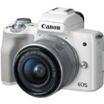 Canon EOS M50 Mirrorless Digital Camera with 15-45mm Lens (White)