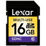 Lexar 16GB Multi-Use SDHC Memory Card (Class 10)