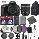 Nikon D5600 Digital SLR Camera +3 Lens 18-55mm VR + 64GB -Great Saving Full Kit