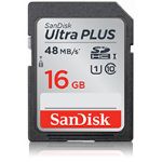 SanDisk 16 GB Ultra PLUS SDHC/SDXC Memory Card