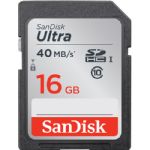 SanDisk 16GB Ultra UHS-I SDHC Memory Card (Class 10)