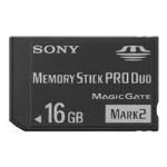 Sony 16GB Memory Stick Pro Duo Card