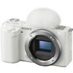 Sony ZV-E10 Mirrorless Camera (Body Only, White)